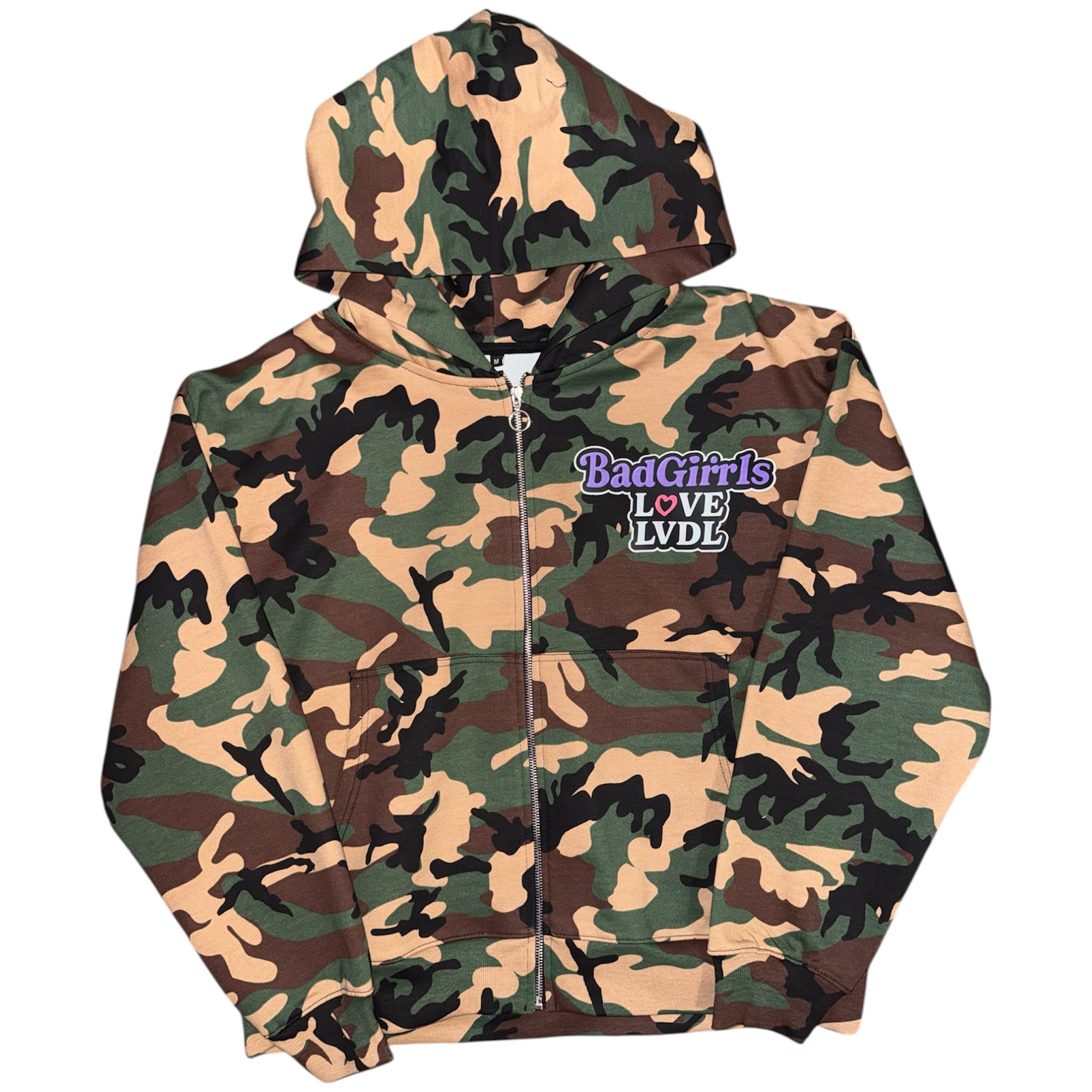 BadGirls Love LVDL Zip Up Hoodie